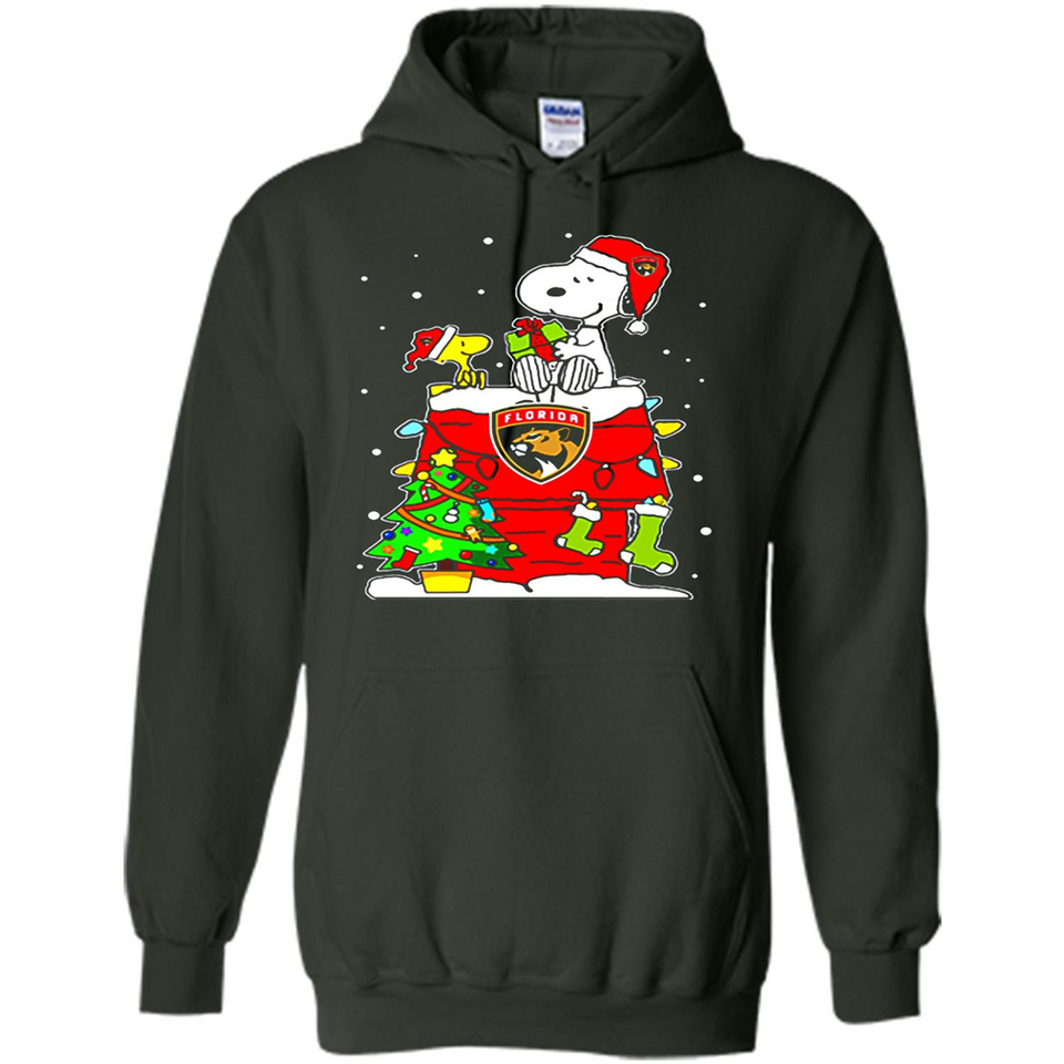 Florida Panthers Snoopy Ugly Christmas Sweaters - Hoodie