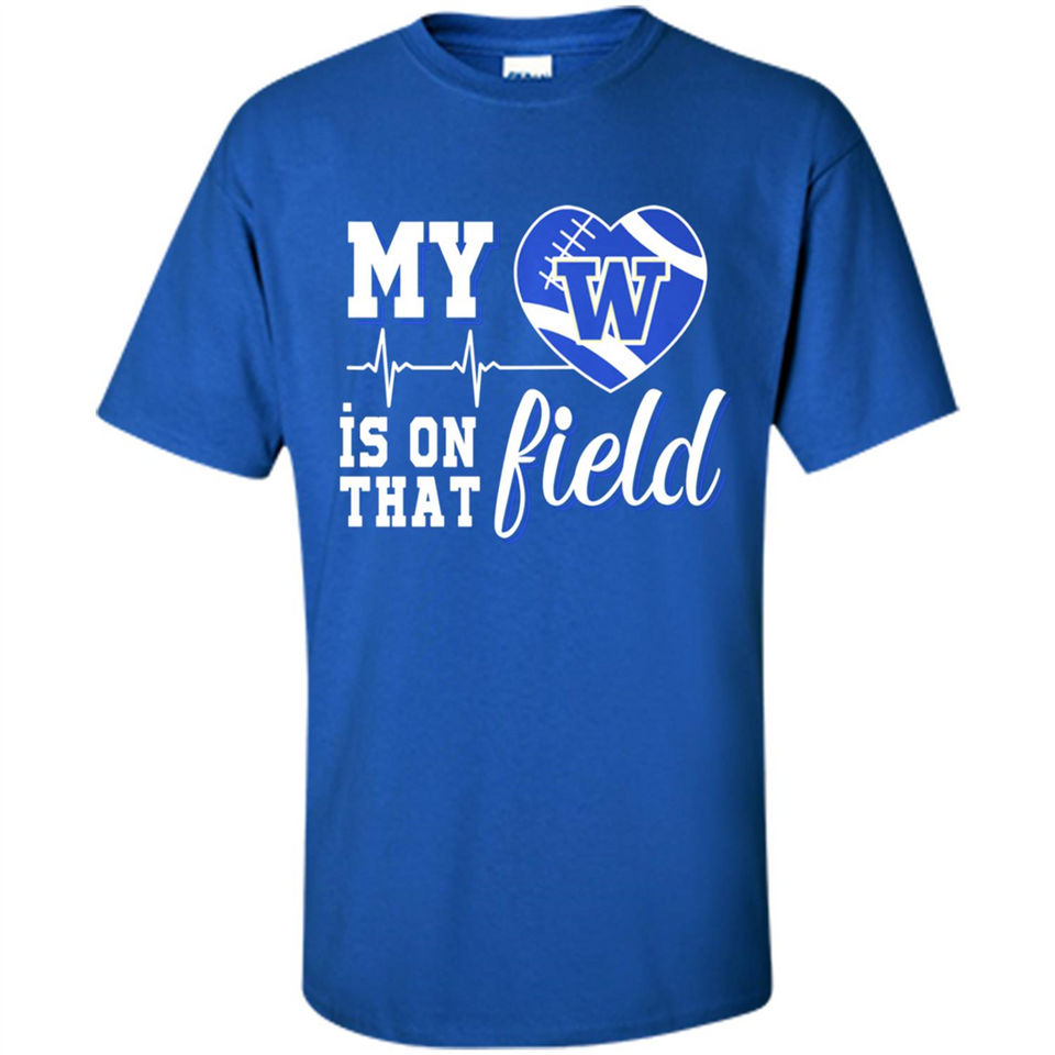 Washington Huskies Football My Heart is on that Field - Shirt