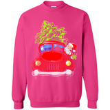Vintage Santa red Truck Christmas Tree PINGPONG