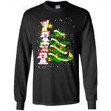 Pigs Christmas T Shirt PINGPONG - Long Sleeve T-Shirt
