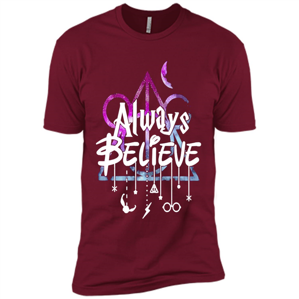 HIPPIE MOON MICKEY DEATHLY HALLOWS ALWAYS BELIEVE
