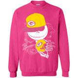 Jack Skellington The Nightmare Before Christmas-Packers Football - Sweatshirt