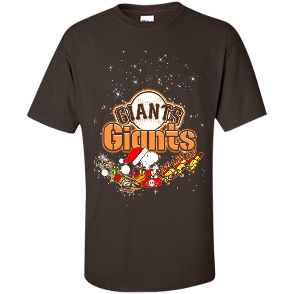Snoopy Christmas San Francisco Giants - Shirt