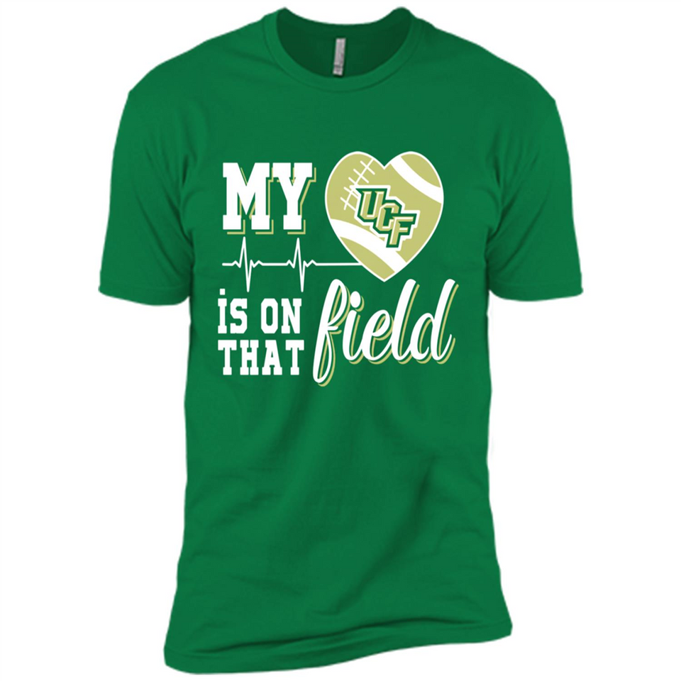 UCF Knights Football My Heart is on that Field - Premium Short Sleeve T-Shirt
