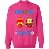 Snow Day Shirt For Chicago Blackhawks Vs Minion Fans pingpong