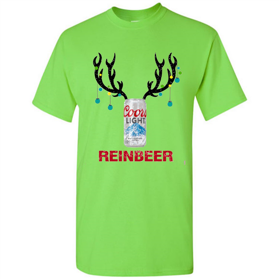 Coors Light Reinbeer Funny Beer Reindeer Christmas Sweatshirt - Shirt