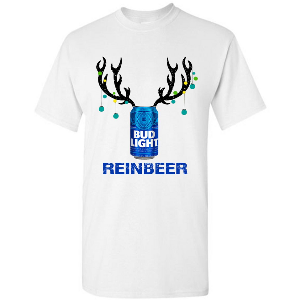 Bud Light Reinbeer Funny Beer Reindeer Christmas Sweatshirt - Shirt