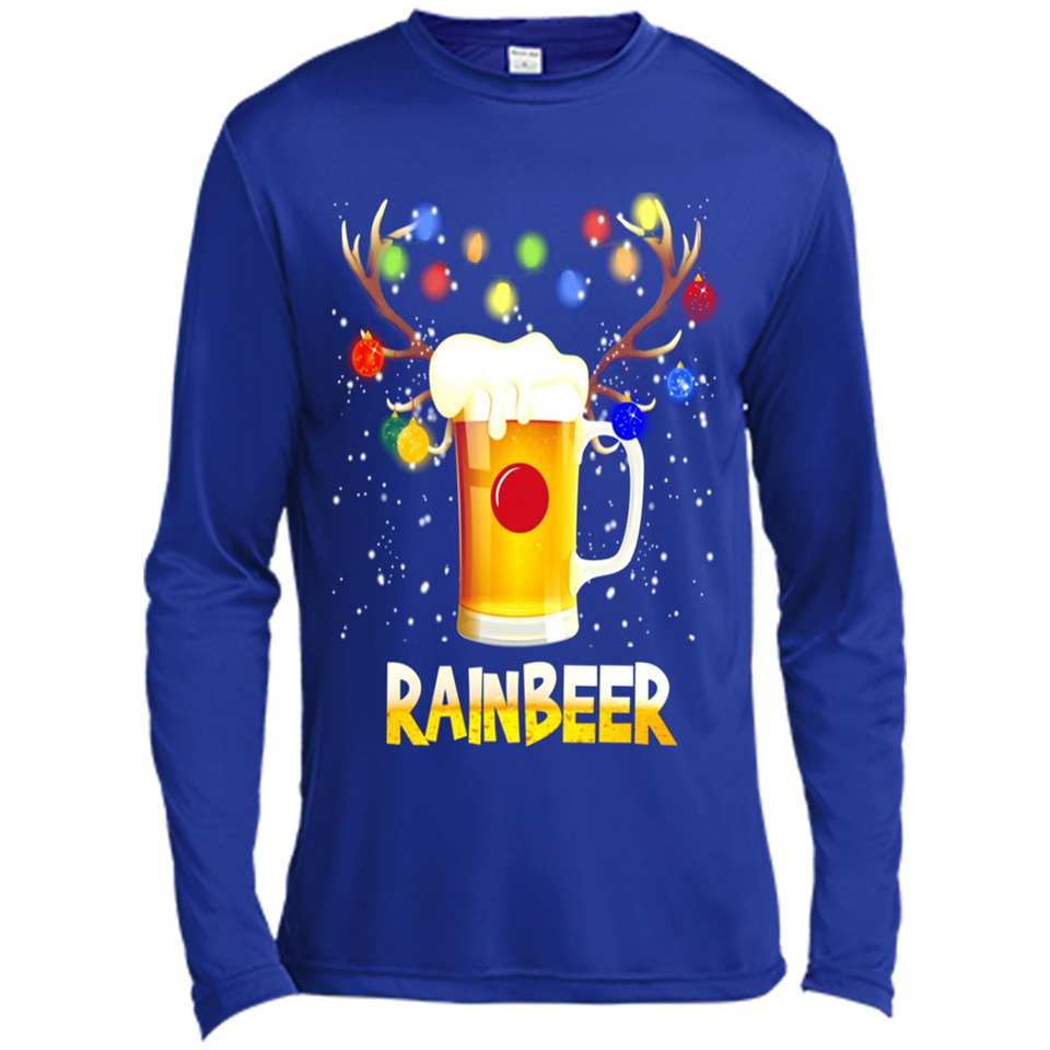 Rainbeer Christmas Reindeer Beer Drinking