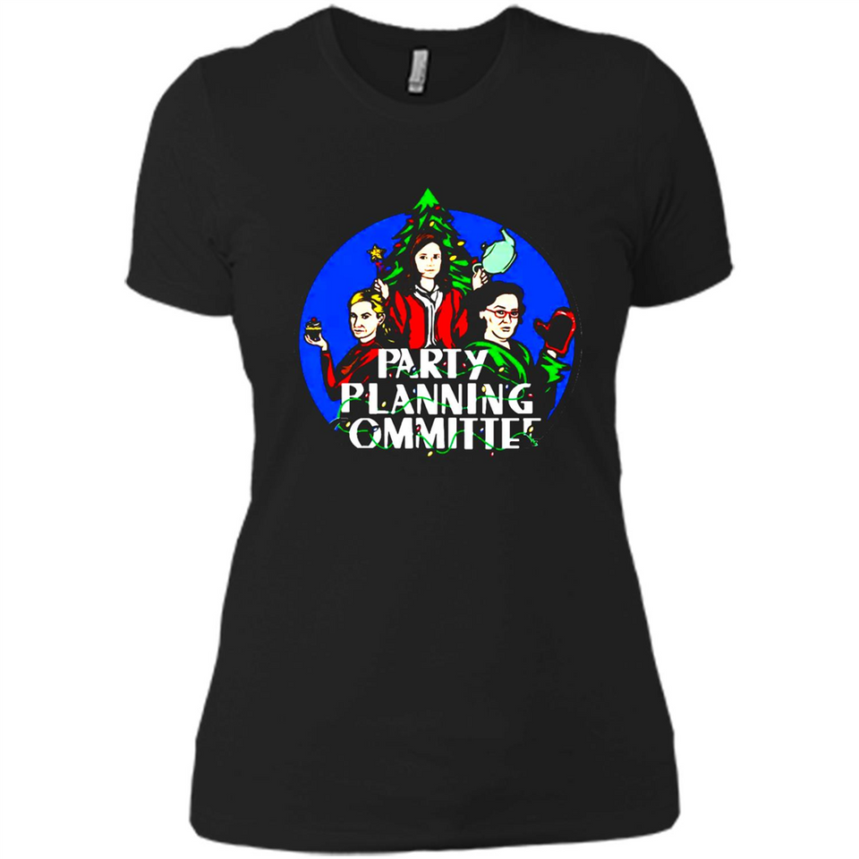 Christmas Party Planning Committee Sweatshirt - Ladies' Boyfriend T-Shirt