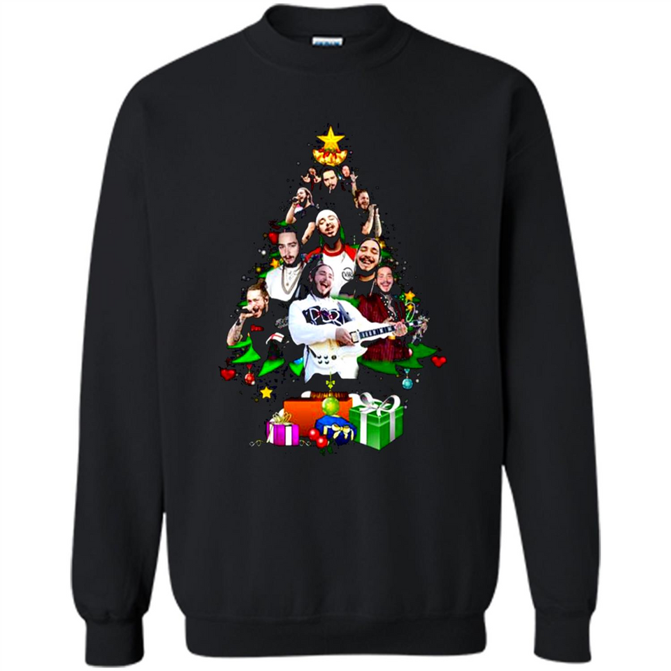 Post Malone Christmas Tree Sweater PINGPONG