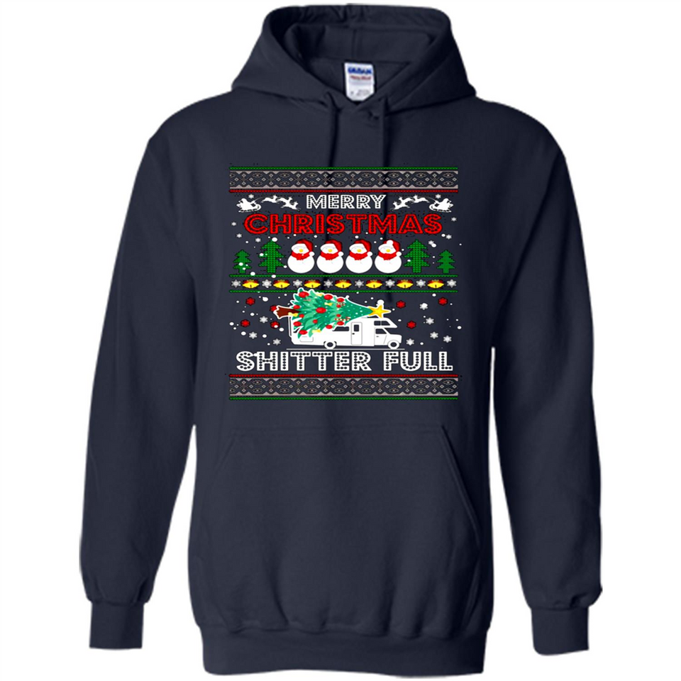 Merry Christmas Shitter Full Christmas Tree Snowman PING PONG