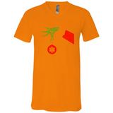 Funny Grinch Hand holding Doctor ornament Christmas Sporty T-Shirt - Canvas Unisex V-Neck