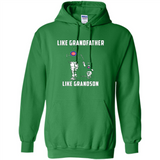 Chicago Cubs GrandFather Like GrandSon - Hoodie
