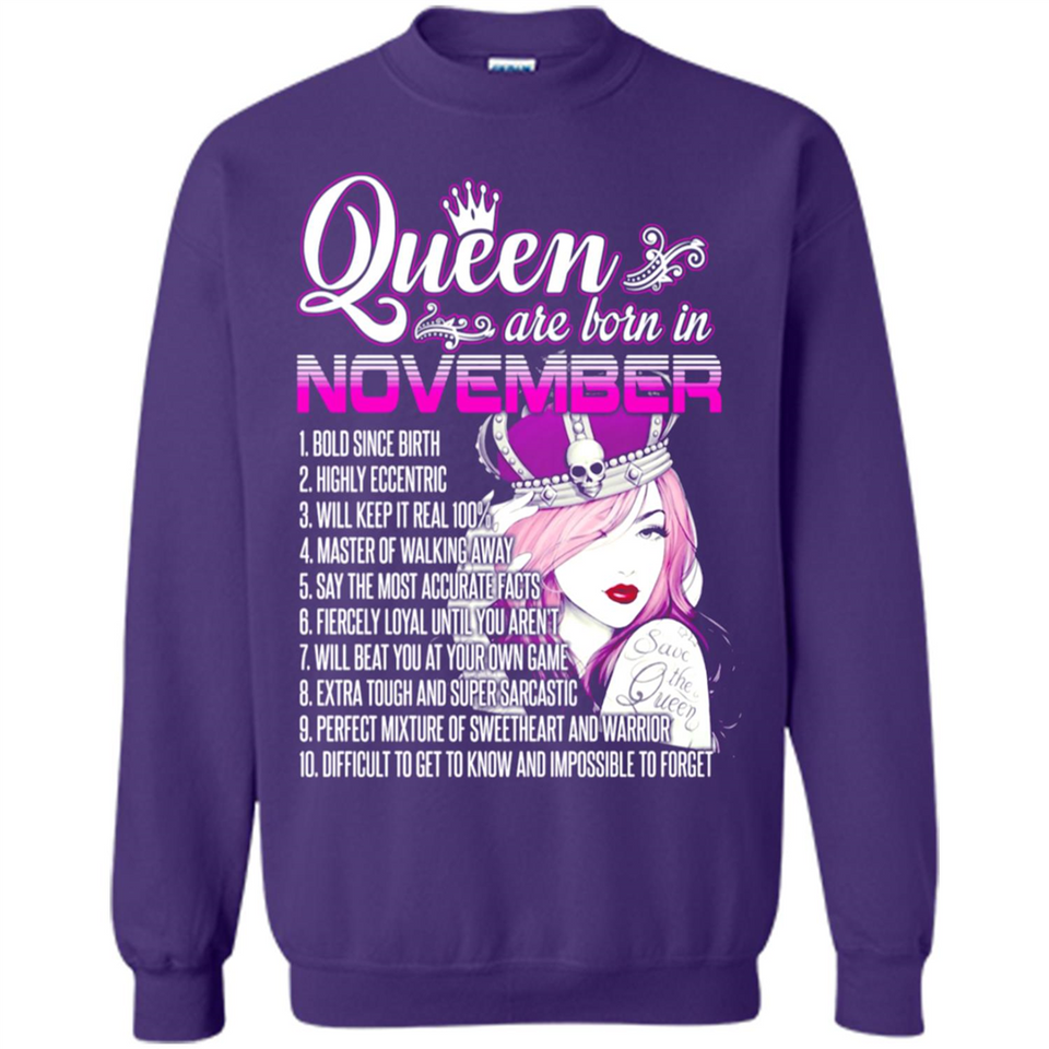Queens Are Born In November Vintage Birthday