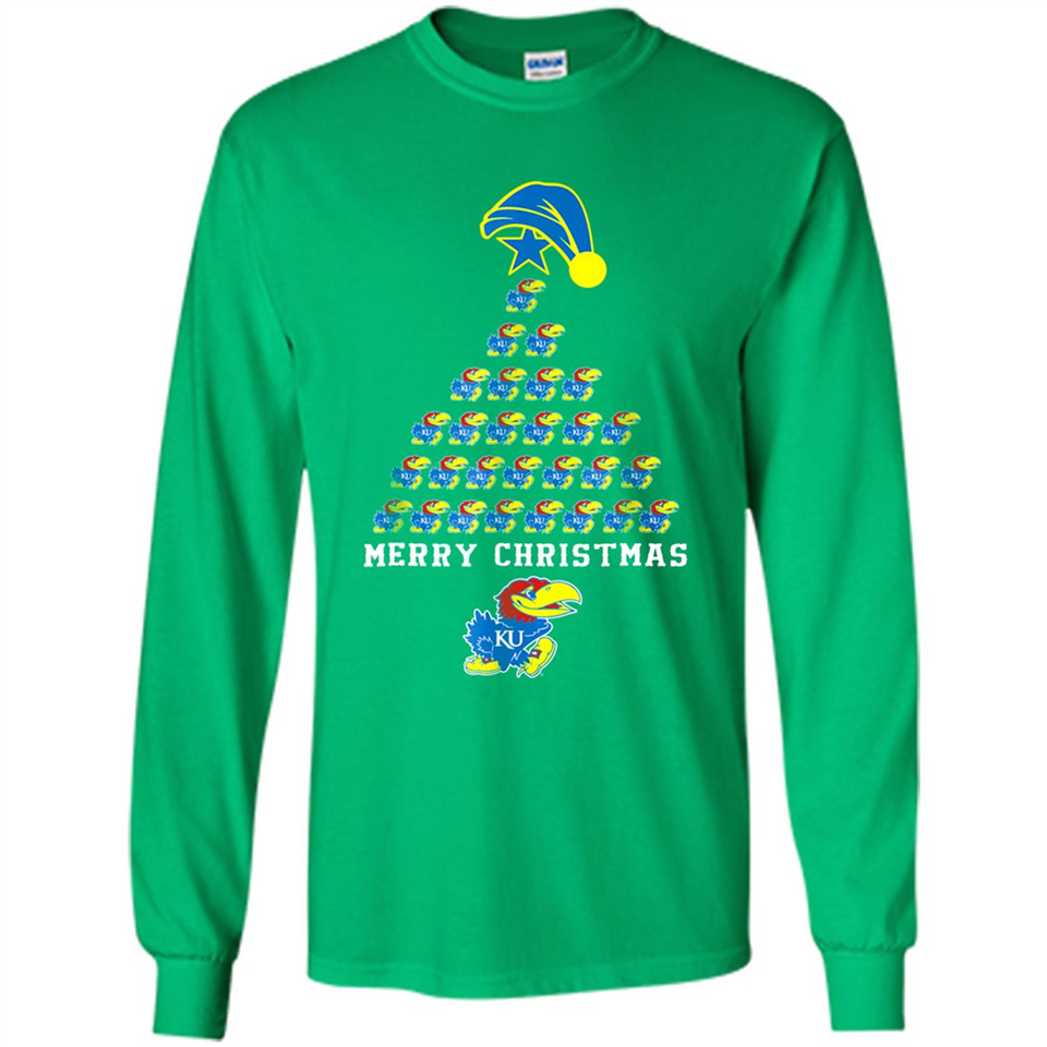 Perfect Kansas Jayhawks Christmas Tree PINGPONG
