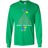 Perfect Kansas Jayhawks Christmas Tree PINGPONG