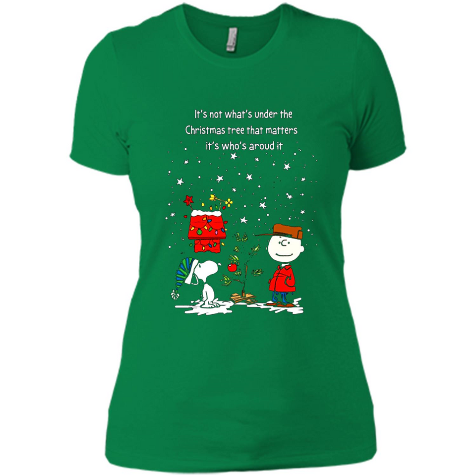 It’s Not What’s Under The Christmas Tree Snoopy Charlie Brown PING PONG