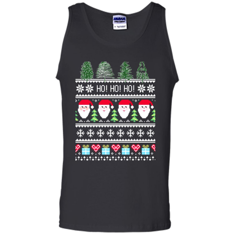 Ugly Merry Christmas Tree Santa Snowflakes