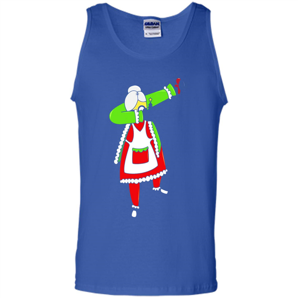 Funny Dabbing Mrs. Santa Claus Christmas Dab - Tank Top