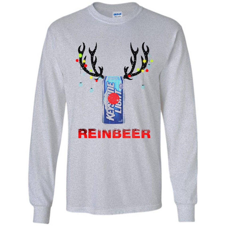 Keystone Light reinbeer Christmas - Long Sleeve T-Shirt
