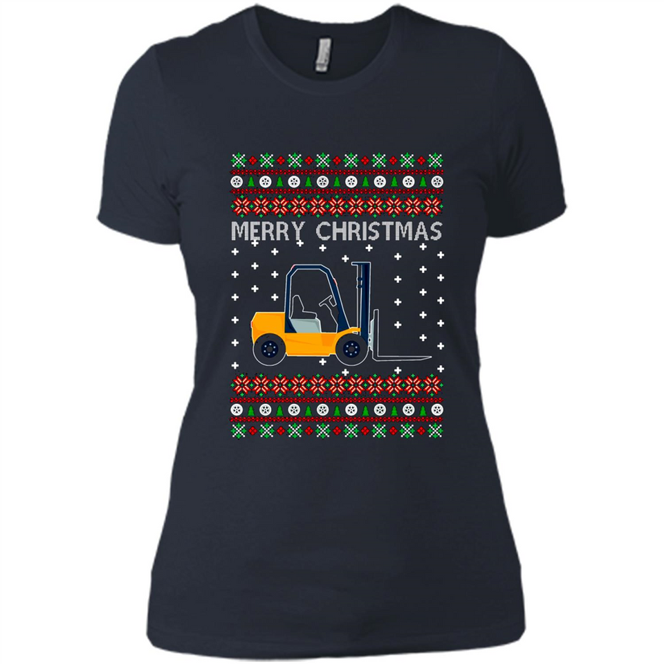 Merry Christmas Forklift ugly sweatshirt PINGPONG