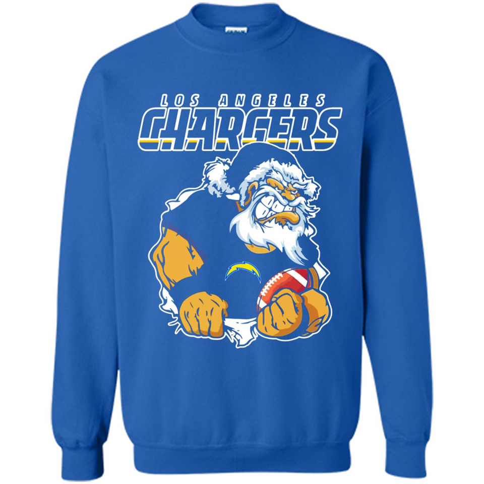 Grumpy Santa Claus Los Angeles Chargers Football Team PINGPONG