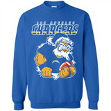 Grumpy Santa Claus Los Angeles Chargers Football Team PINGPONG