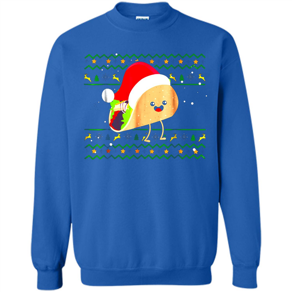 TACO Santa Hat Ugly Christmas shirt Ladies' Boyfriend
