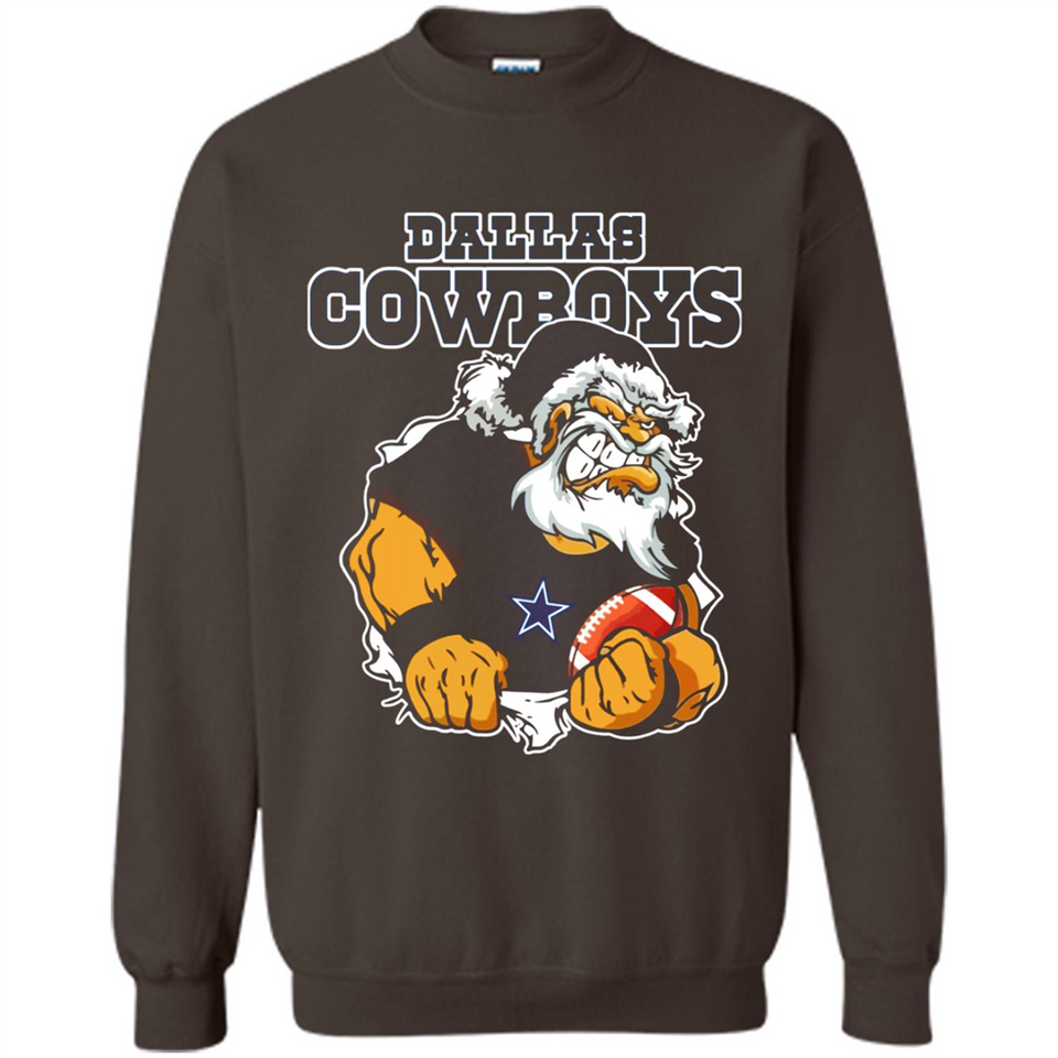 Grumpy Santa Claus Dallas Cowboys Football Team PINGPONG