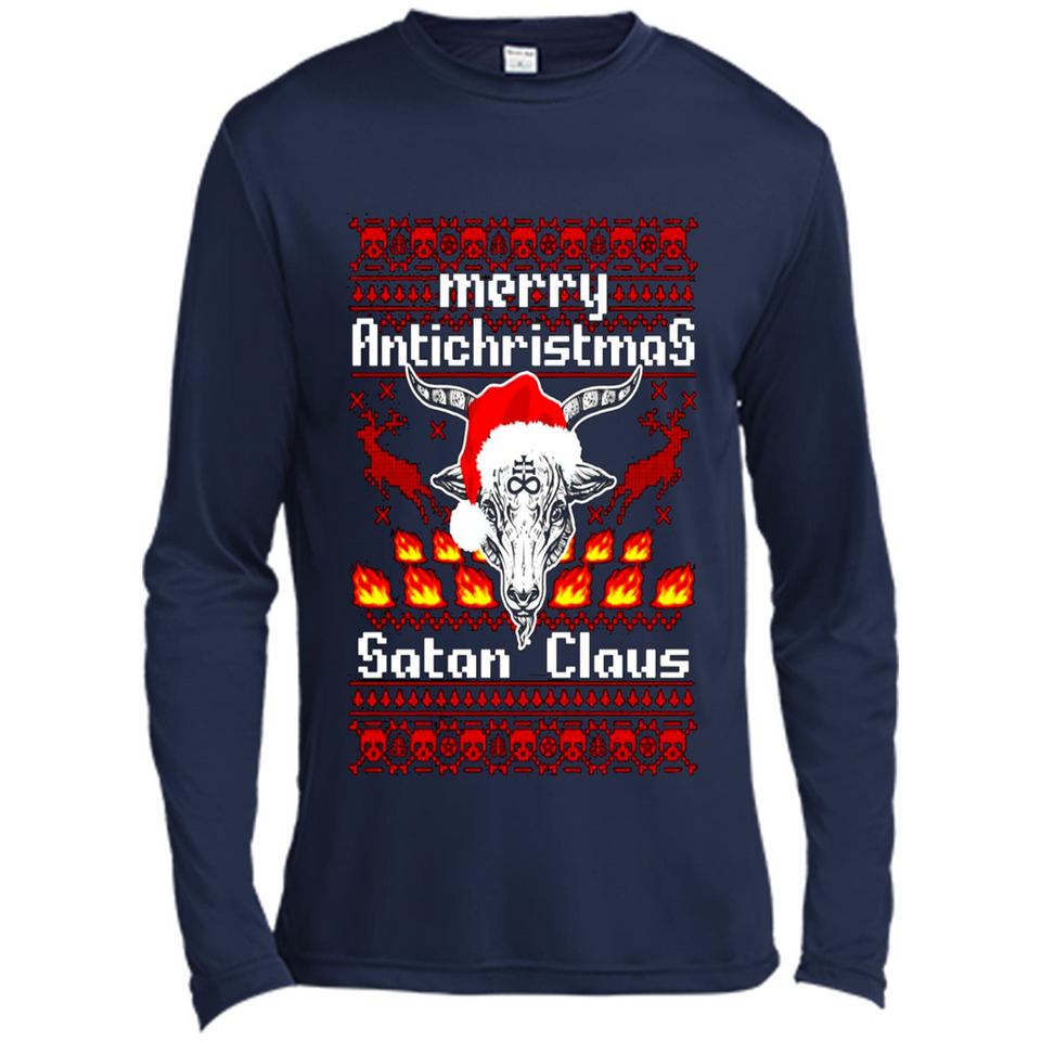 Merry Antichristmas Satan Claus Christmas sweater Sweater PINGPONG