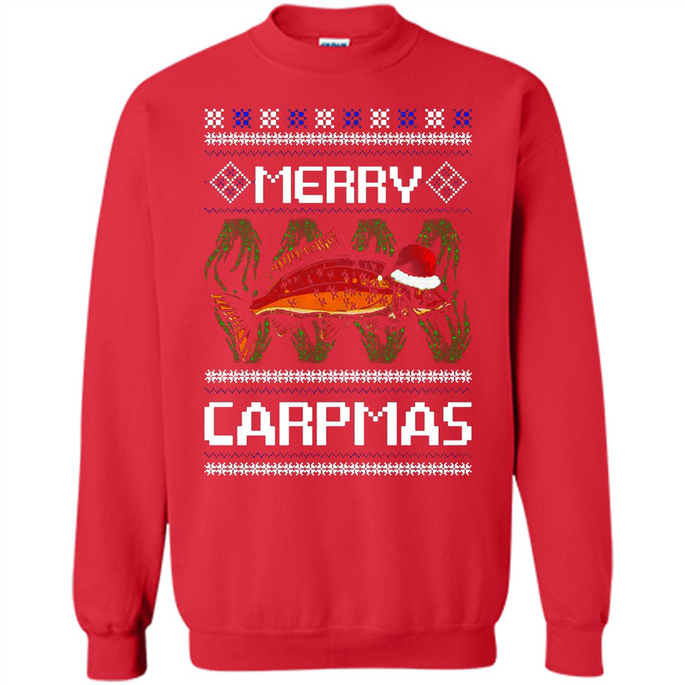 Santa Claus Carpmas Merry Carpmas Christmas Sweater PINGPONG - Sweatshirt