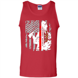 Paradise California Firefighter Thin Red Line Funds Youth T-Shirt PINGPONG - Tank Top