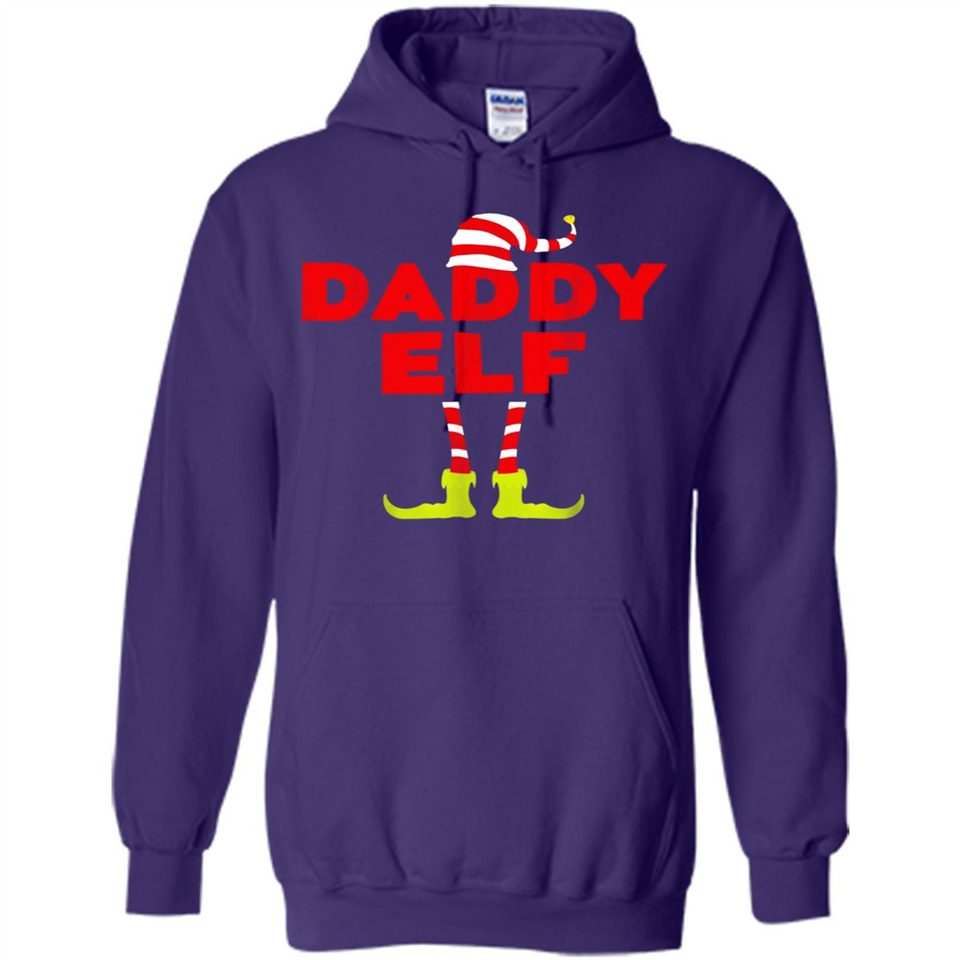 Mens Daddy Elf T-Shirt Funny Matching Christmas Costume - Hoodie