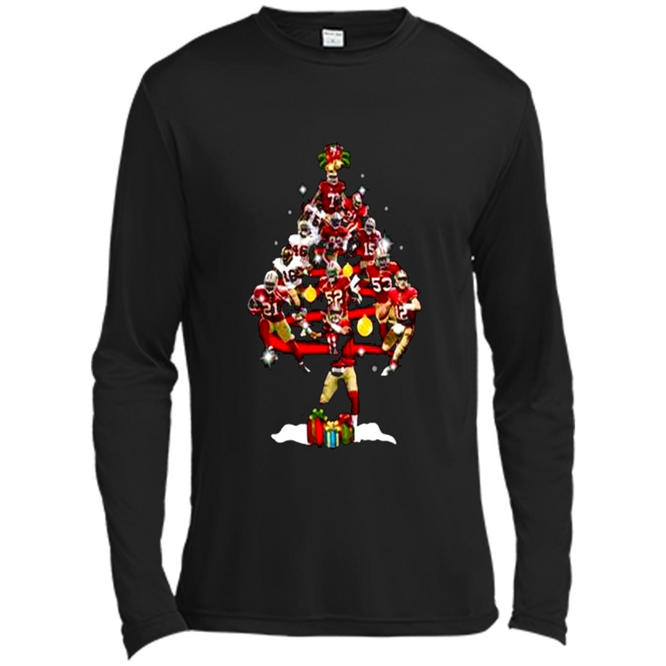 San Francisco 49ers Players Christmas Tree PINGPONG
