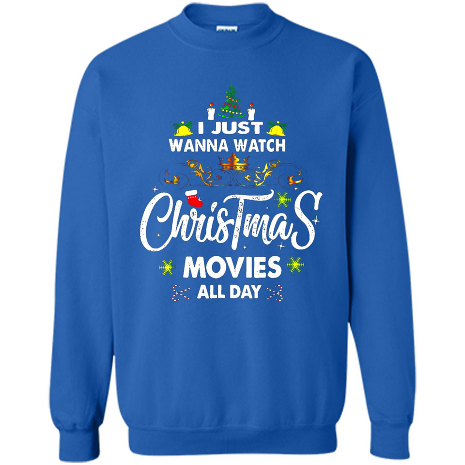 Funny Christmas Movie Shirt, Christmas Movies - Sweatshirt