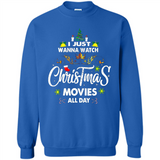 Funny Christmas Movie Shirt, Christmas Movies - Sweatshirt