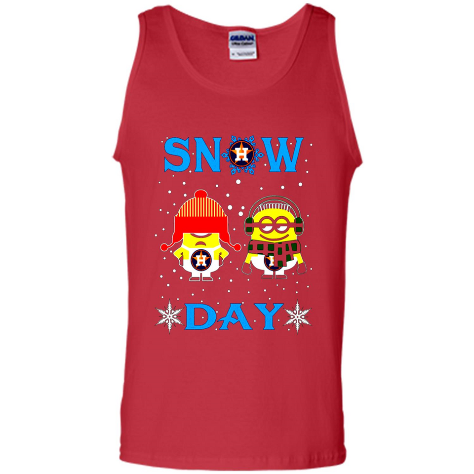 Snow Day Shirt For Houston Astros Vs Minion Fans pingpong