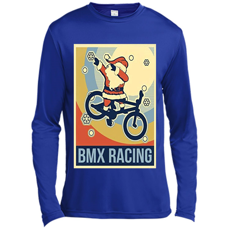 bmx racing dabbing Santa Christmas