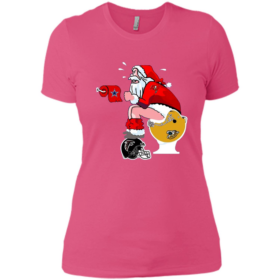 Tampa Bay Buccaneers Santa Claus Toilet