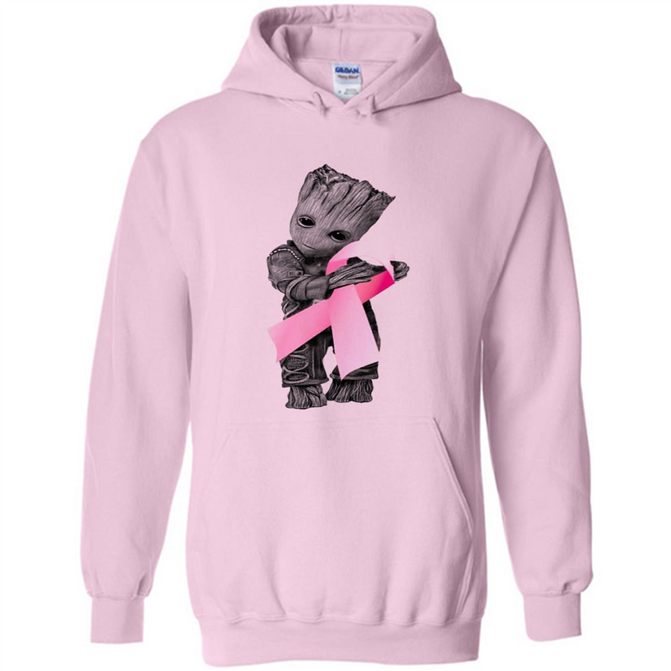Groot Hug Breast Cancer - Hoodie