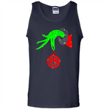 Christmas The Grinch Hand Holding Hippie Ornament - Tank Top