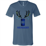 Dilly Dilly Reinbeer Funny Beer Reindeer Christmas Sporty - Canvas Unisex V-Neck