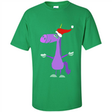 Funny Christmas Unicorn in Santa Hat - Shirt