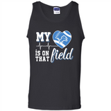 Detroit Lions Football My Heart is on that Field - Tank Top