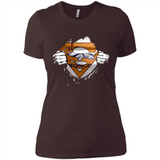 Denver Broncos And Superman Fans - Ladies' Boyfriend T-Shirt