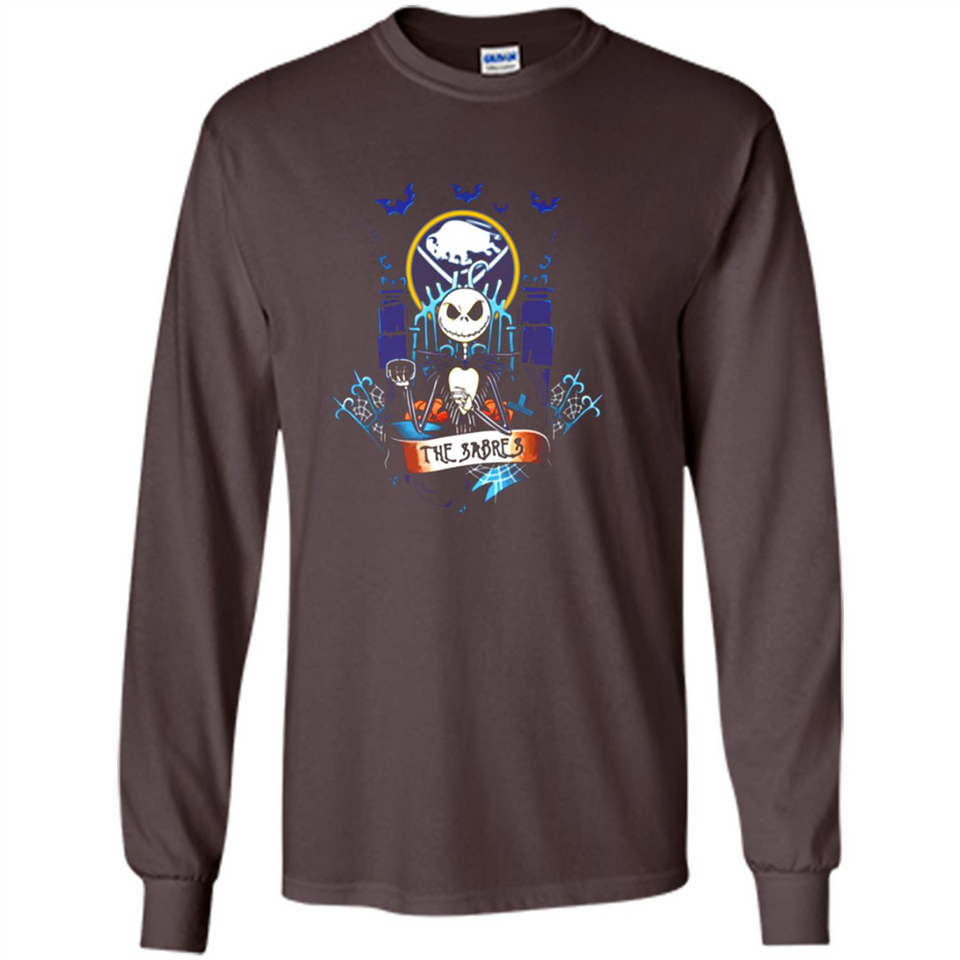 Buffalo Sabres Halloween The Nightmare Before Christmas - Long Sleeve T-Shirt