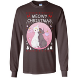 Sailor Moon Yin Yang Cat Love Ugly Christmas Sweater - Long Sleeve T-Shirt