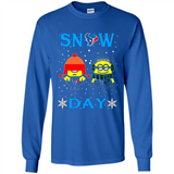 Snow Day Shirt For Houston Texans Vs Minion Fans pingpong