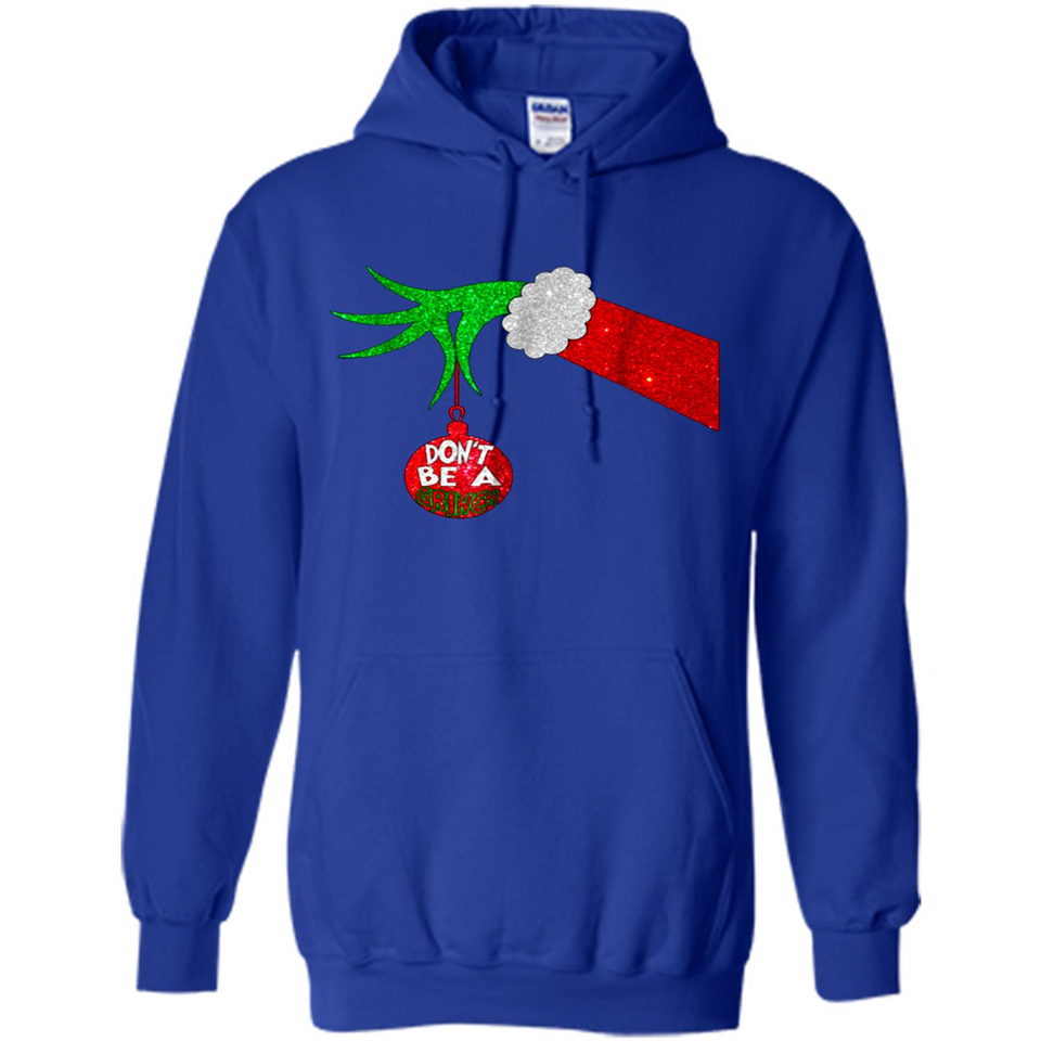 GRINCH HAND HOLDING CHRISTMAS ORNAMENT - DON'T BE A GRINCH PINGPONG