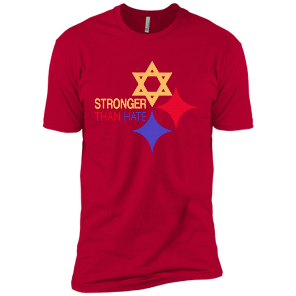 Pittsburgh Stronger Than Hate - Premium Short Sleeve T-Shirt